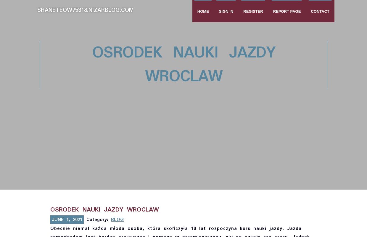 Osrodek Nauki Jazdy Wroclaw - homepage