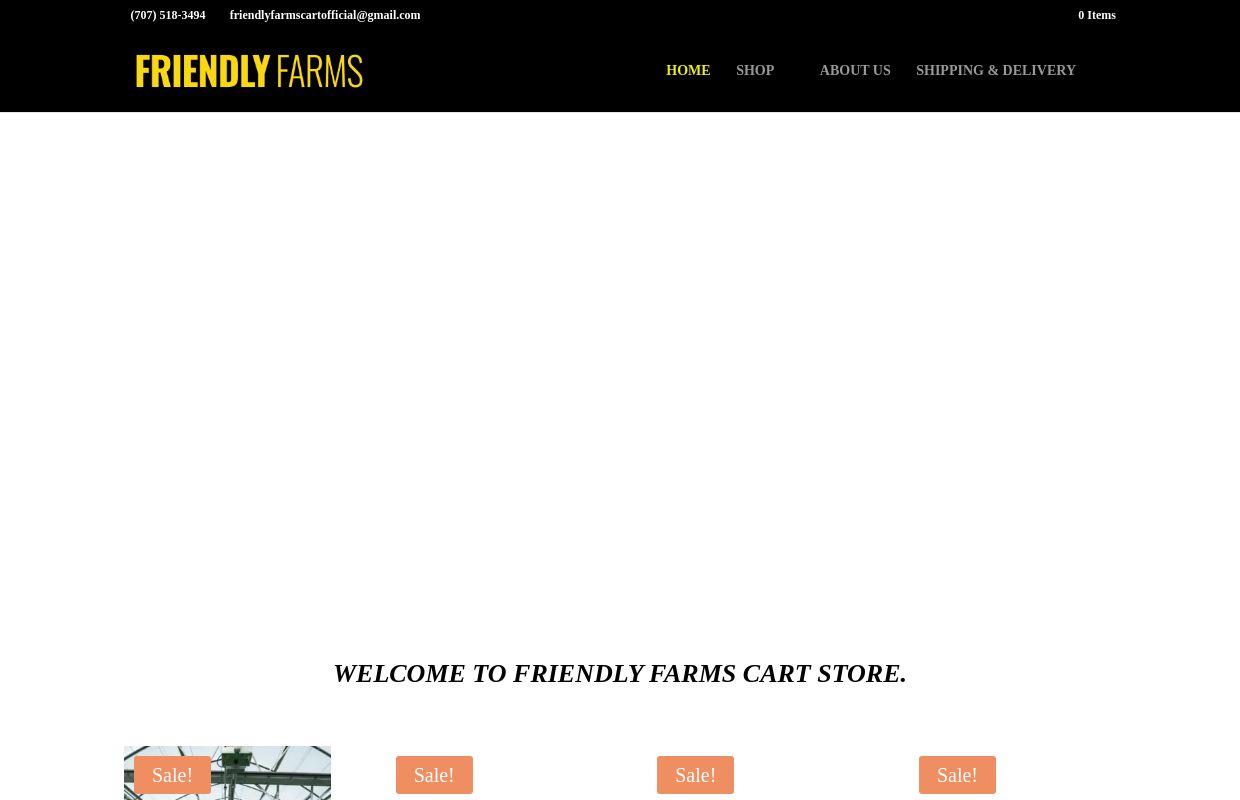 Friendly Farms Cart Official Website | Friendly Farm | disposable