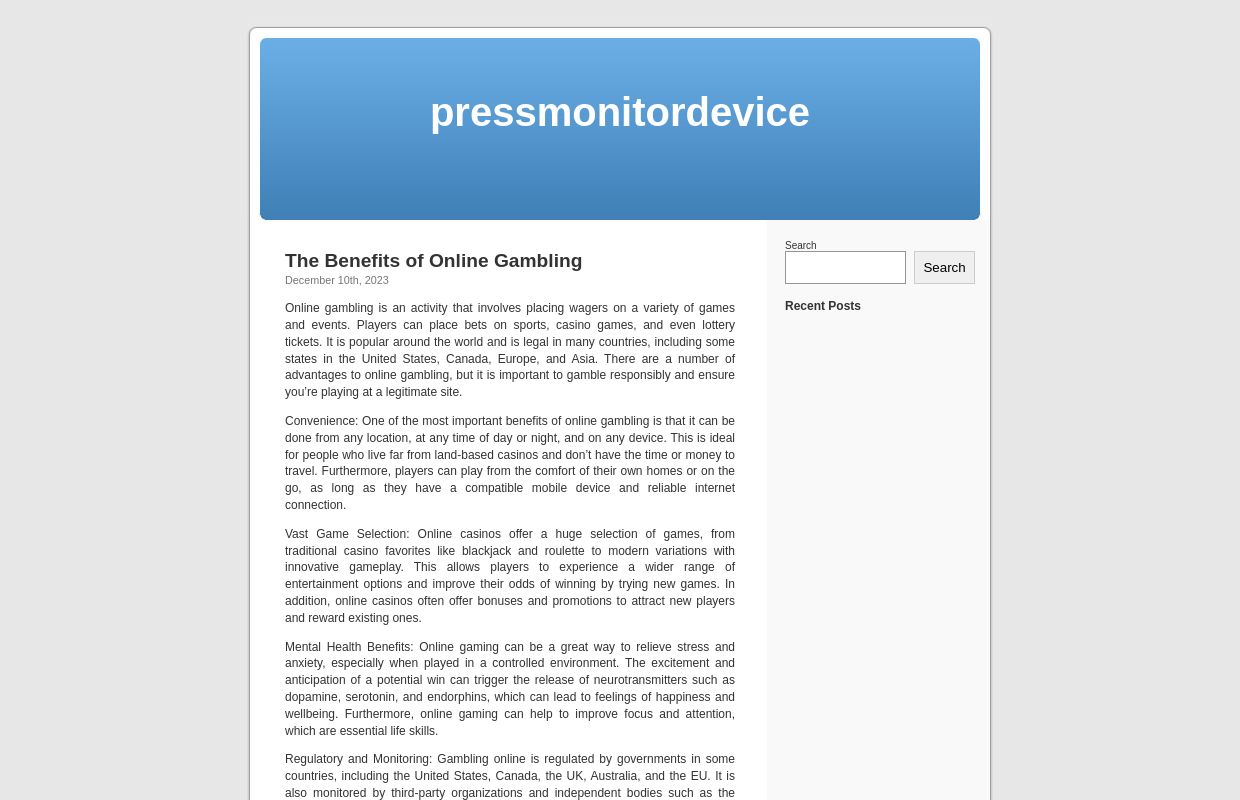 pressmonitordevice - pressmonitordevice