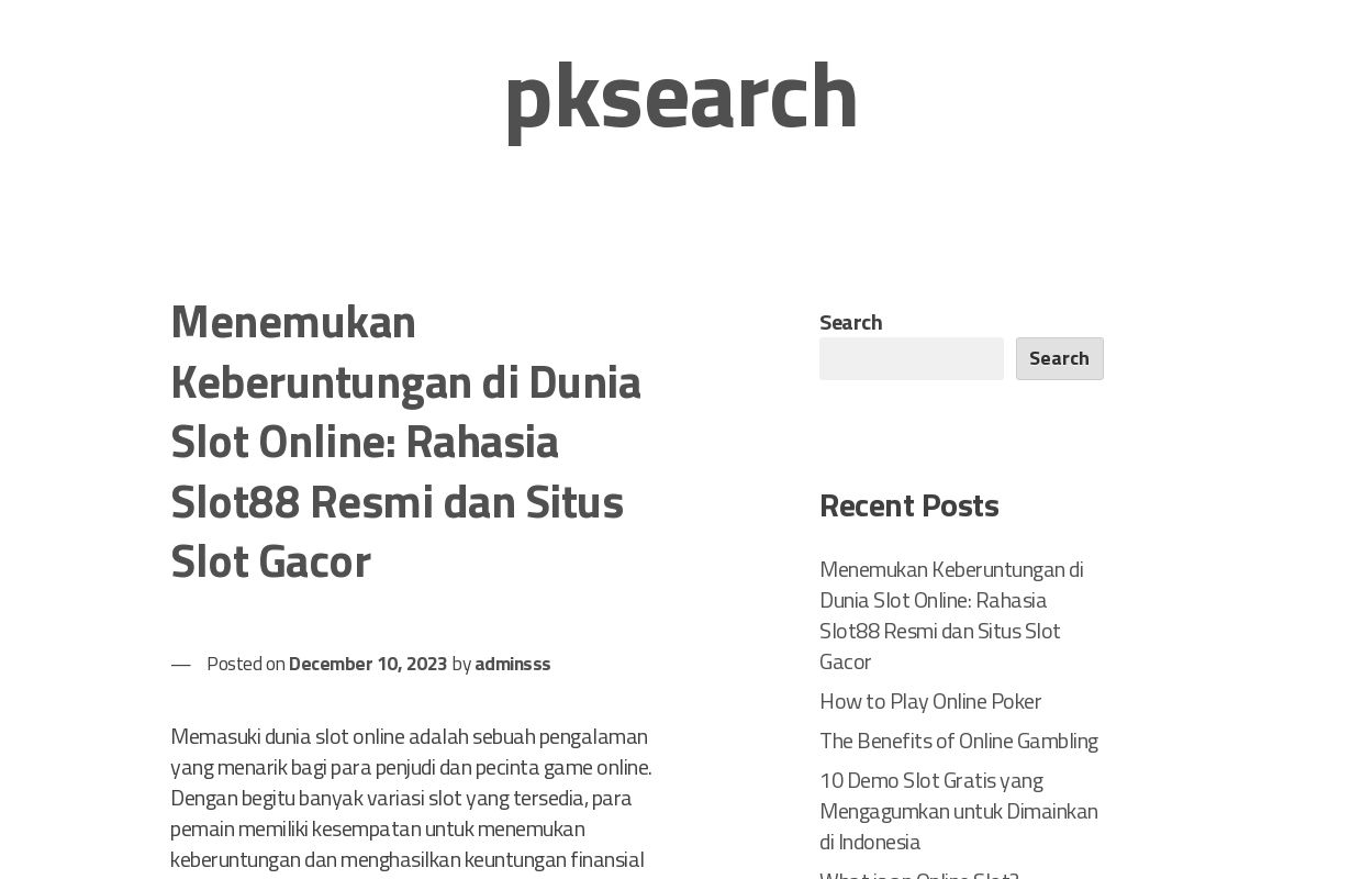 pksearch -