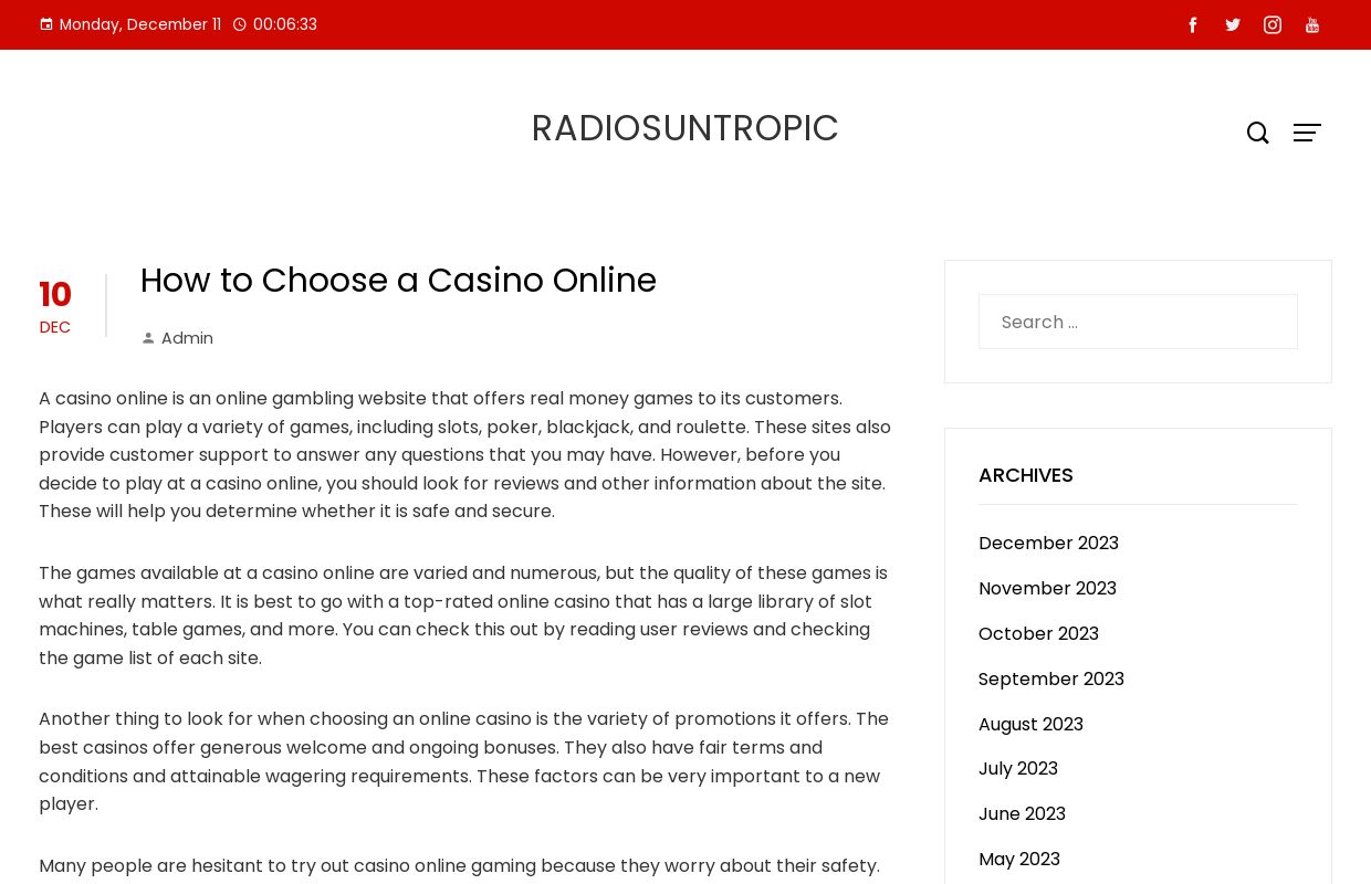 radiosuntropic -