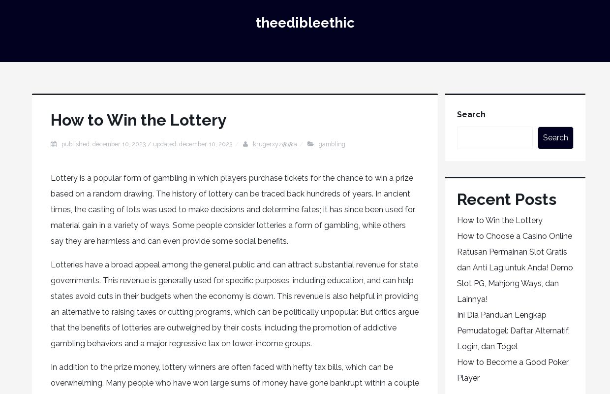 theedibleethic -