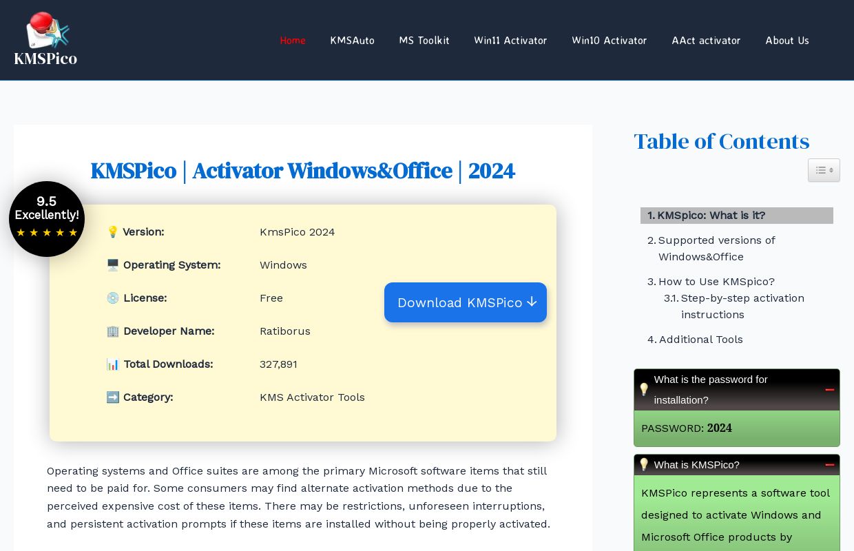 KMSPico 2024 Download | For Windows 11, 10, 8 & Office