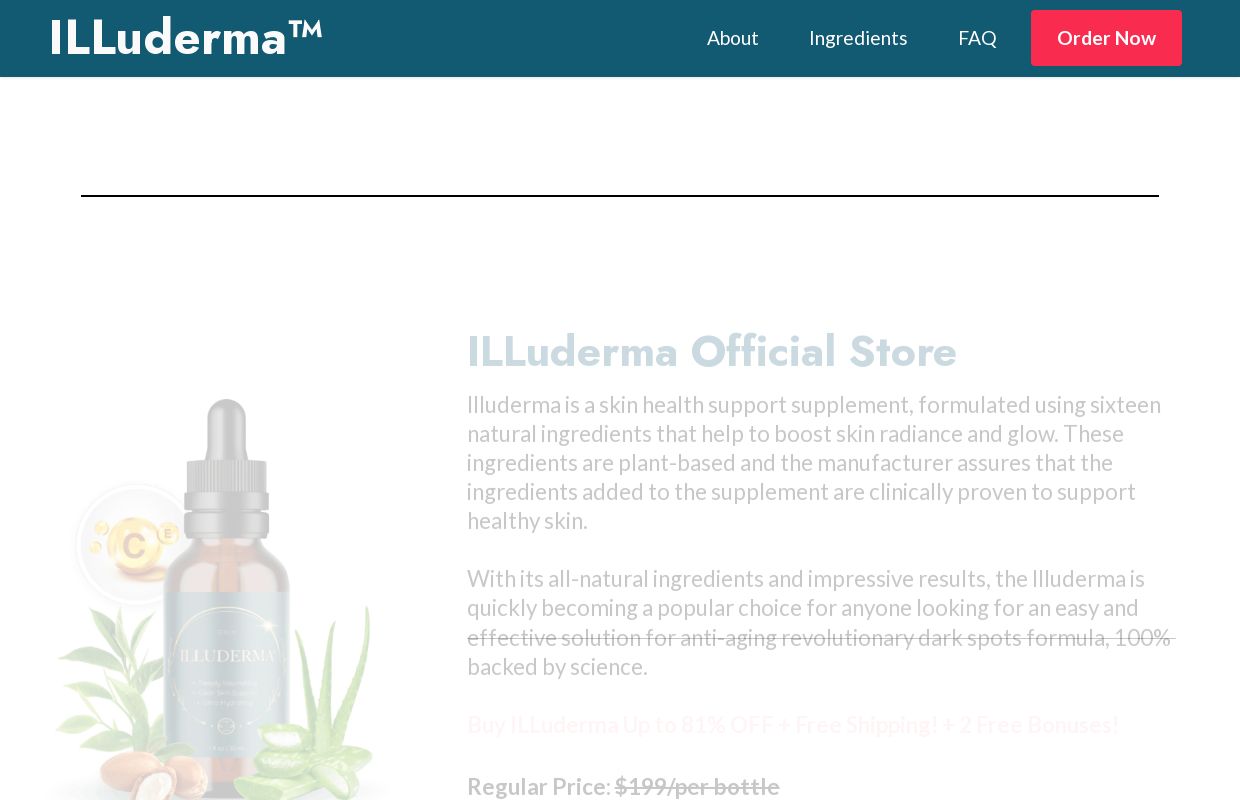 Illuderma™ | Official Website | #1 Anti-Aging Serum illuderma
