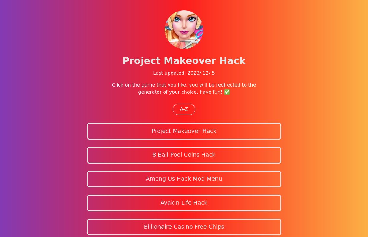 Project Makeover Hack