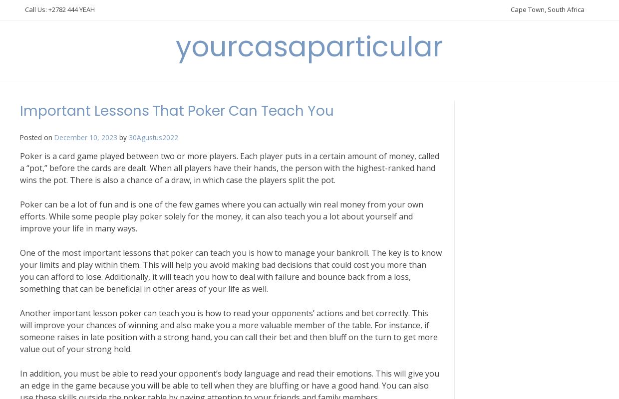 yourcasaparticular -