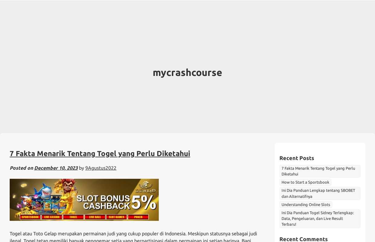 mycrashcourse -