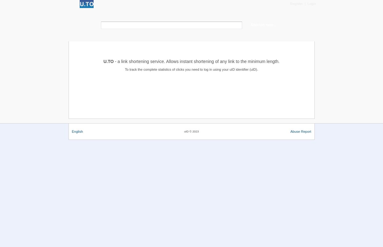 u.to - URL shortener