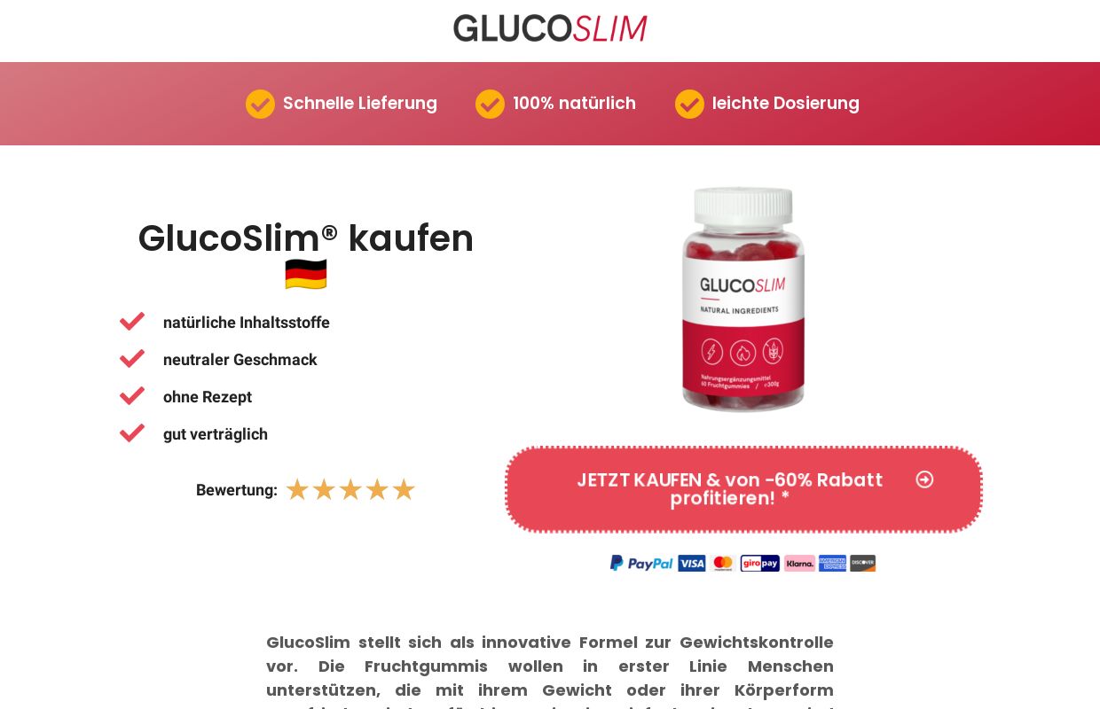 GlucoSlim® kaufen ✴️ -60% Rabatt [Offizieller Shop]