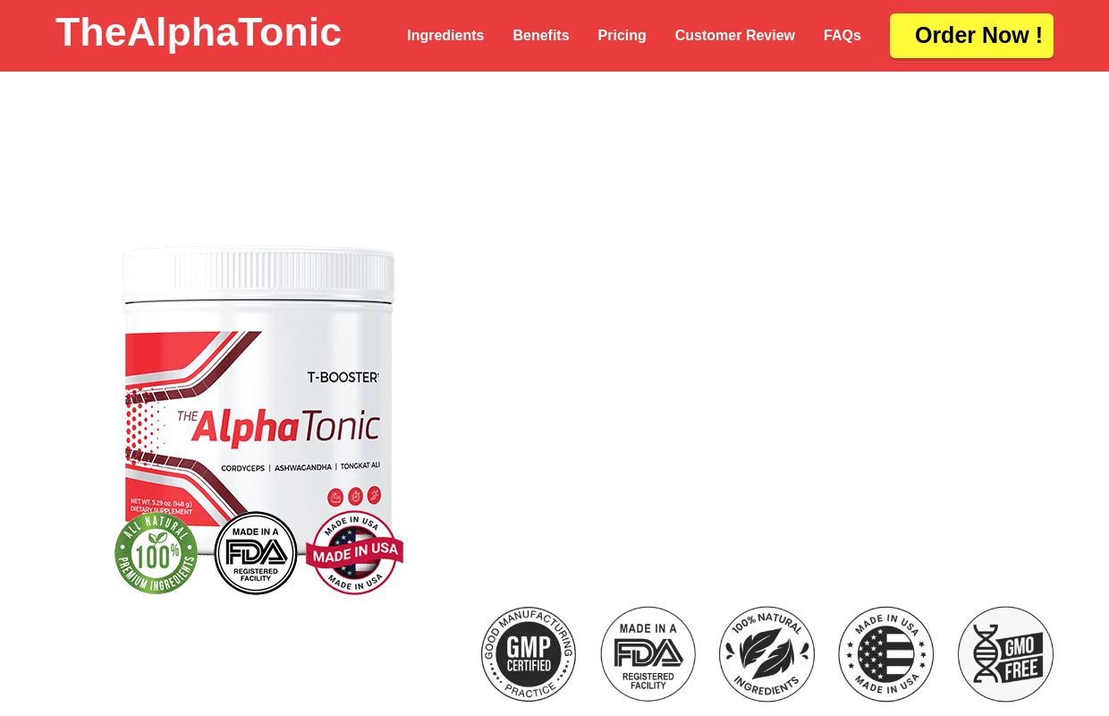 Alpha Tonic® | Official Website
