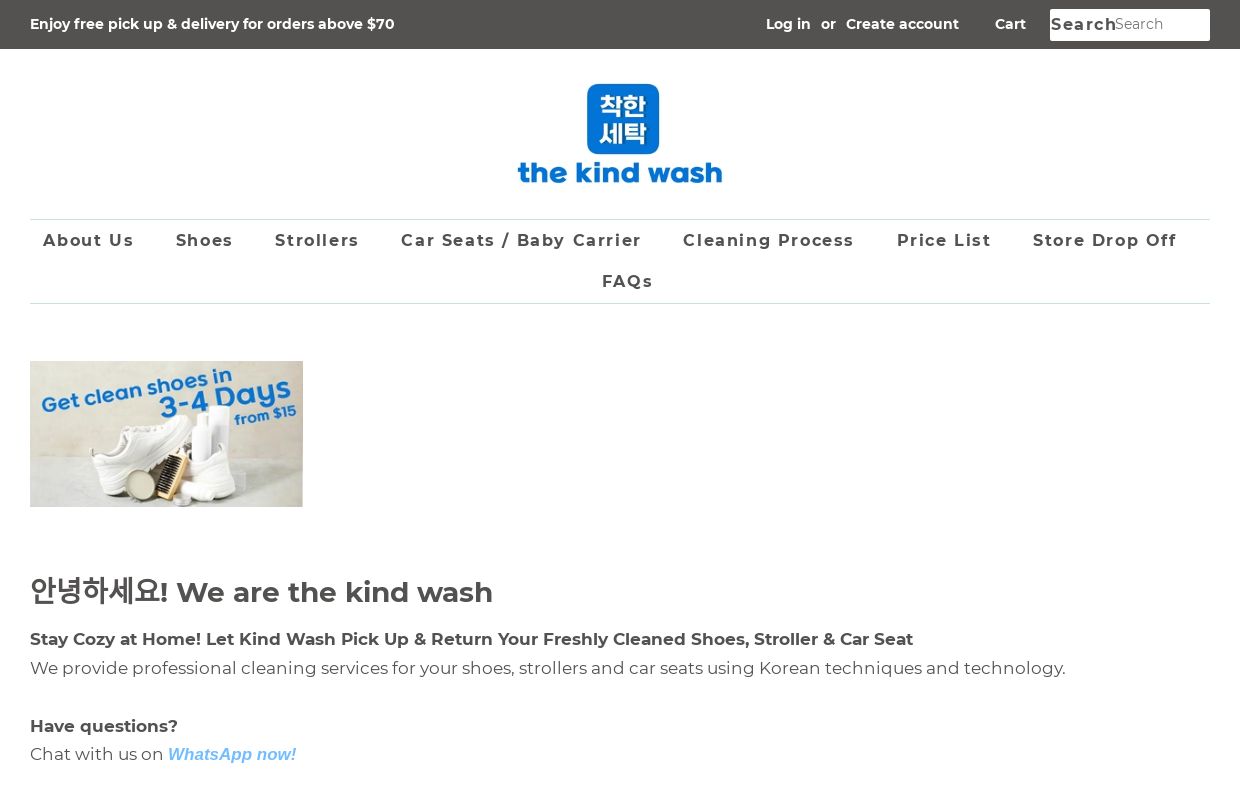 
  the kind wash
  
