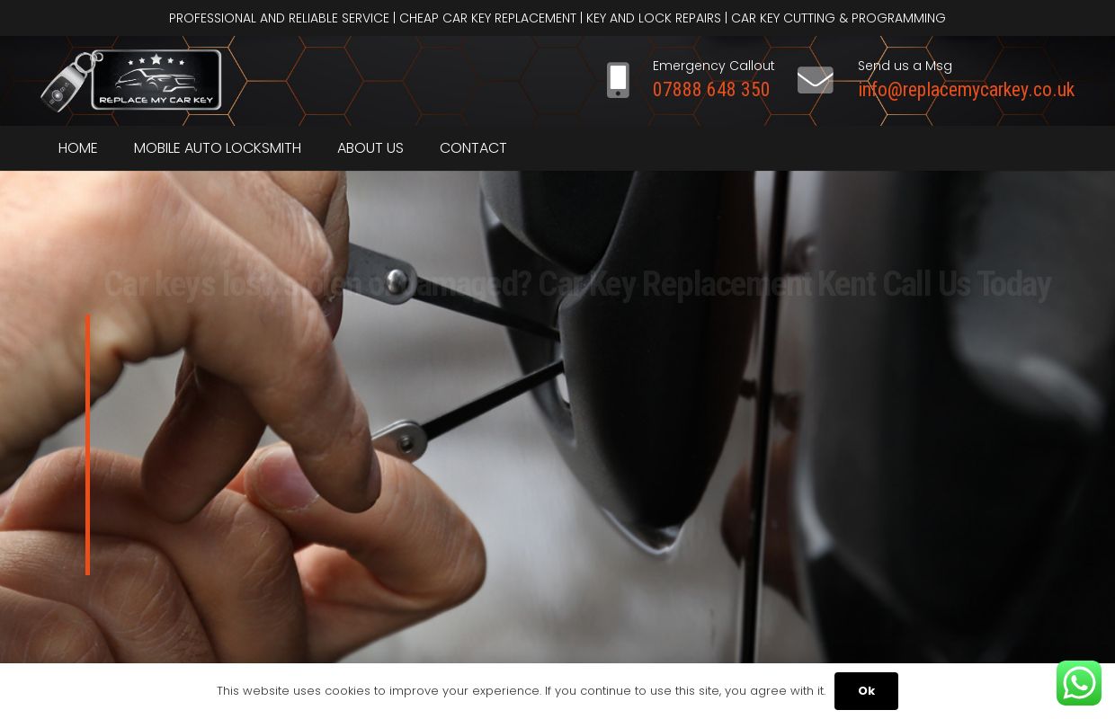 Car Key Replacement Kent - Car Locksmith Kent