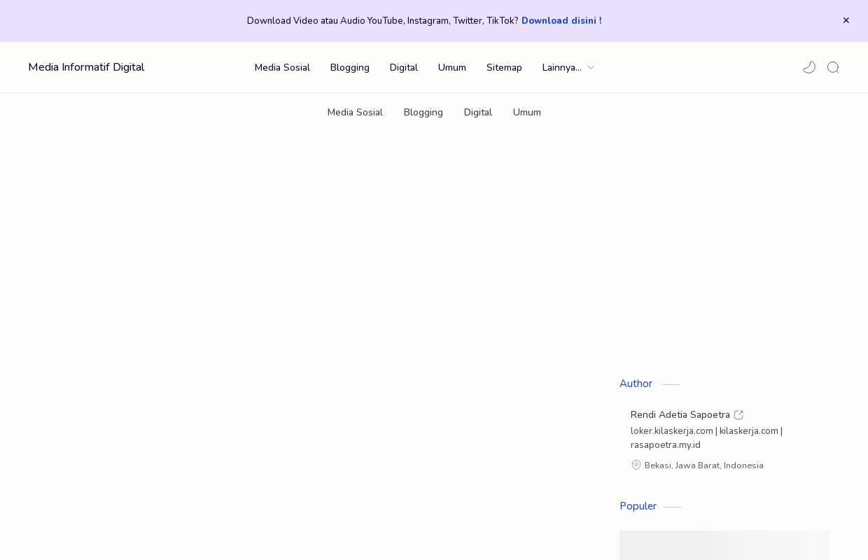 Media Informatif Digital