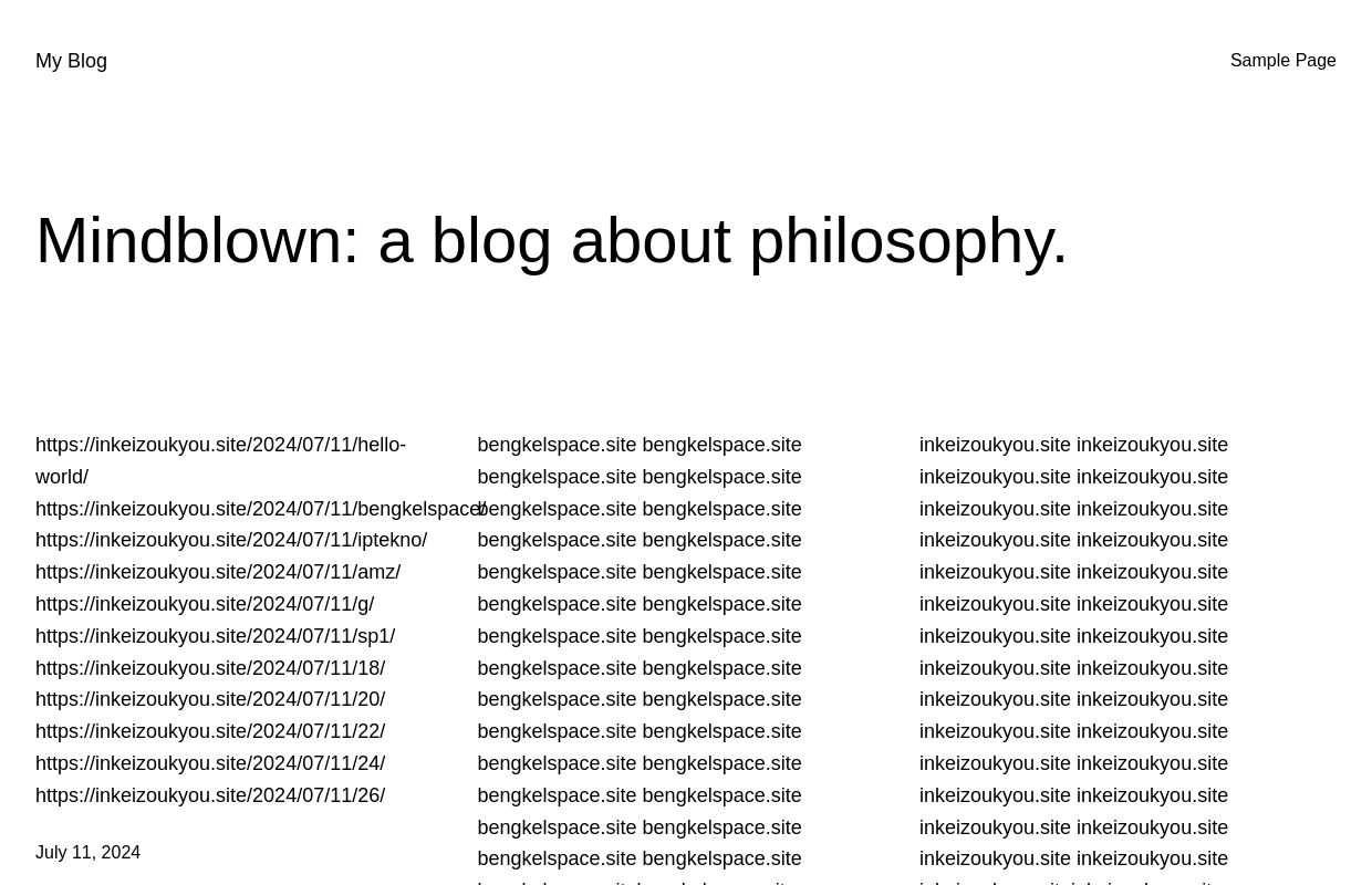 My Blog - My WordPress Blog