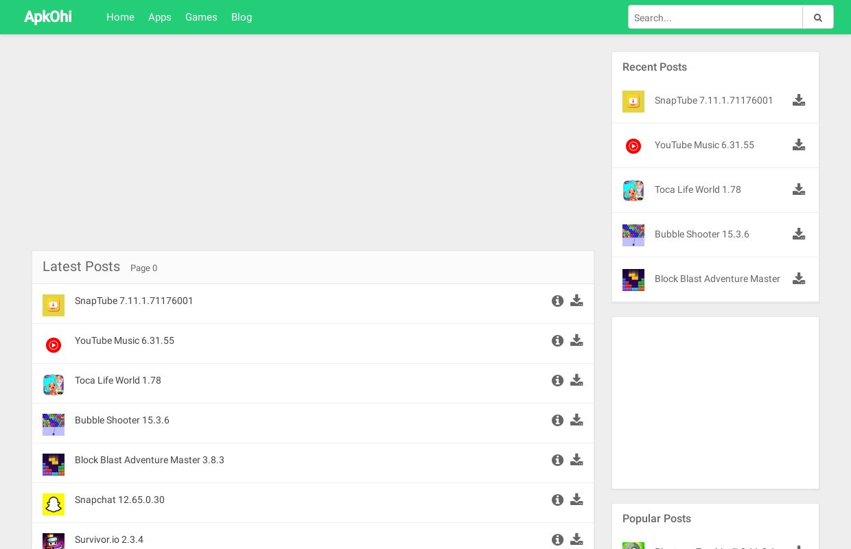ApkOhi - Best Android Apk Mod Apps Games Store