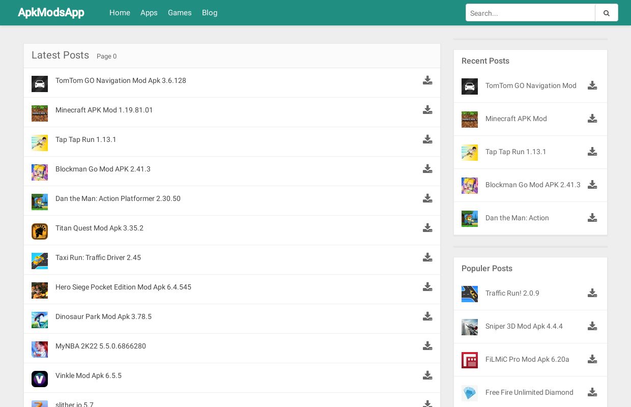 ApkModsApp - Best Android Apk Mod Apps Games Store