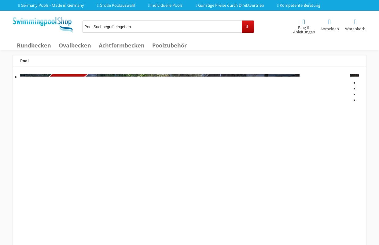 Ovalpool, Rundpool Stahlwandpool kaufen bei Shop Swimmingpool