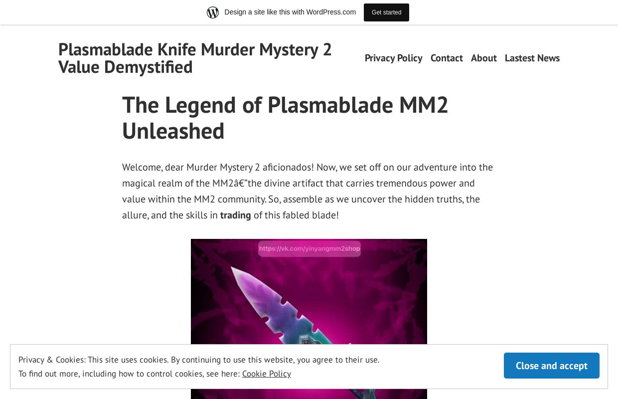 Plasmablade Knife Murder Mystery 2 Value Demystified