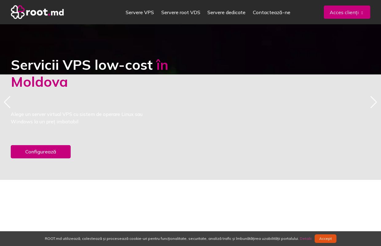 Chirie VPS ✔ VDS ✔ Servere Dedicate în Moldova # ROOT.md