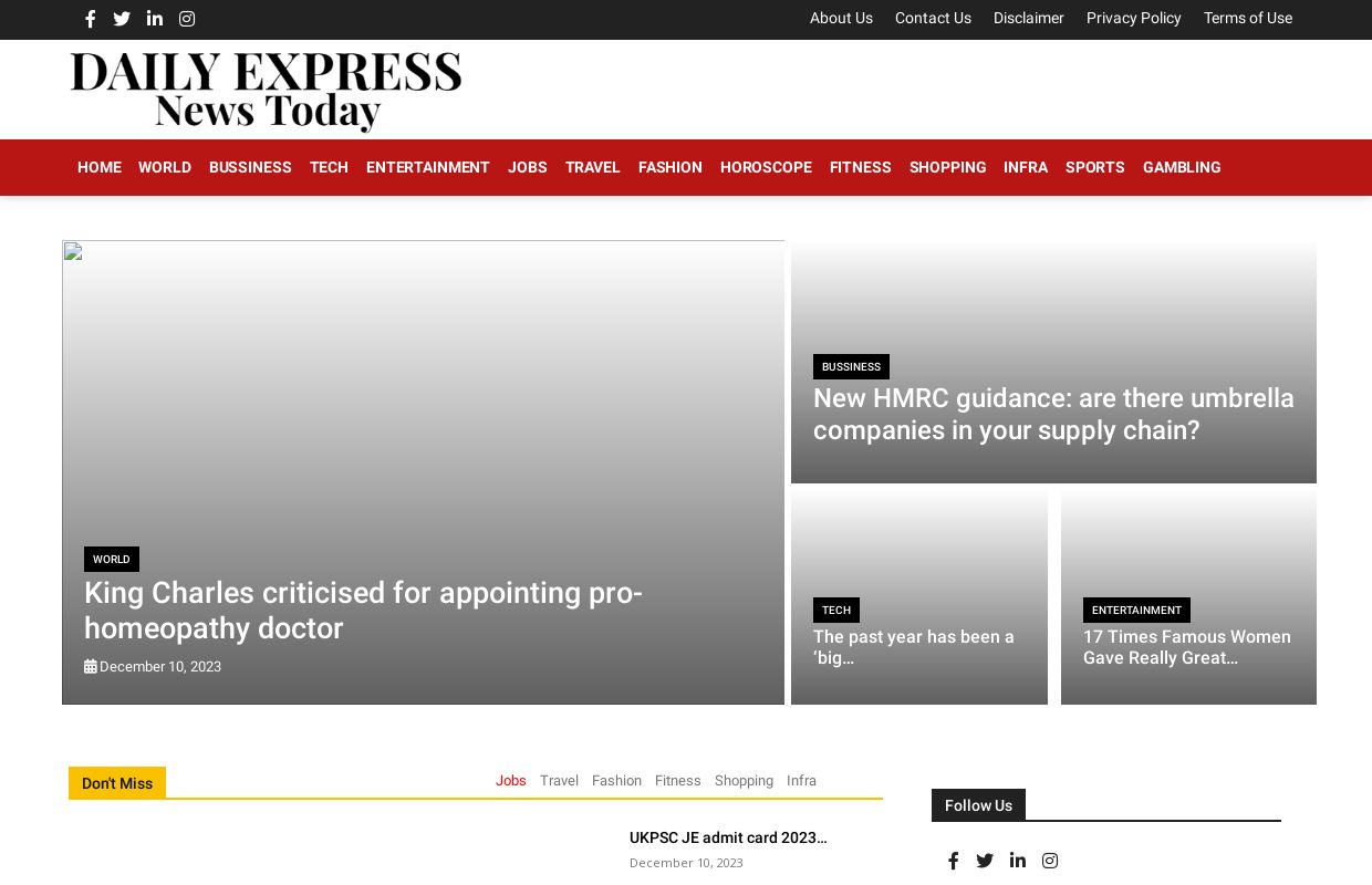 
Daily Express News Today