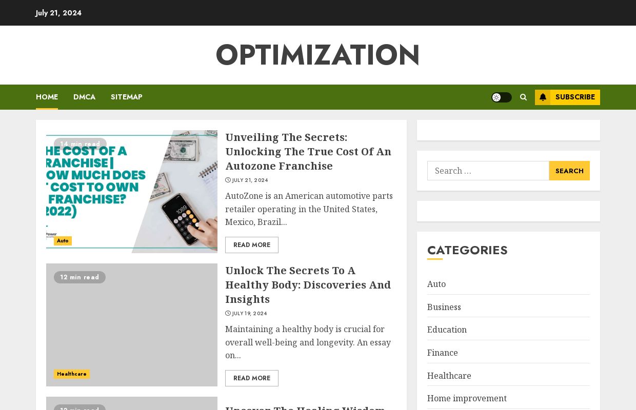 Optimization