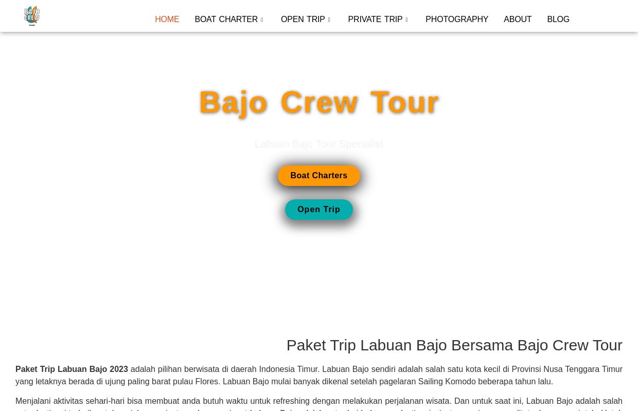 Paket Trip Labuan Bajo 2023 dan Kapal Phinisi Labuan Bajo