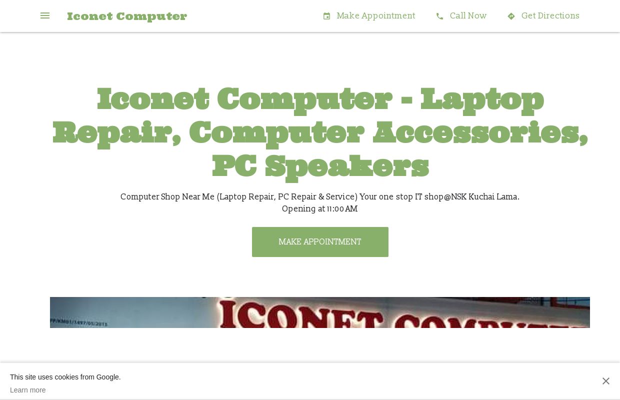 Iconet Computer - Computer Shop Near Me (Laptop Repair, PC Repair & Service) Your one stop IT shop@NSK Kuchai Lama.