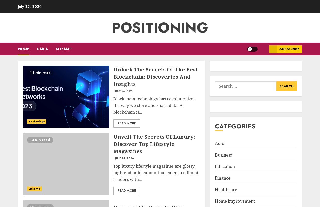 Positioning