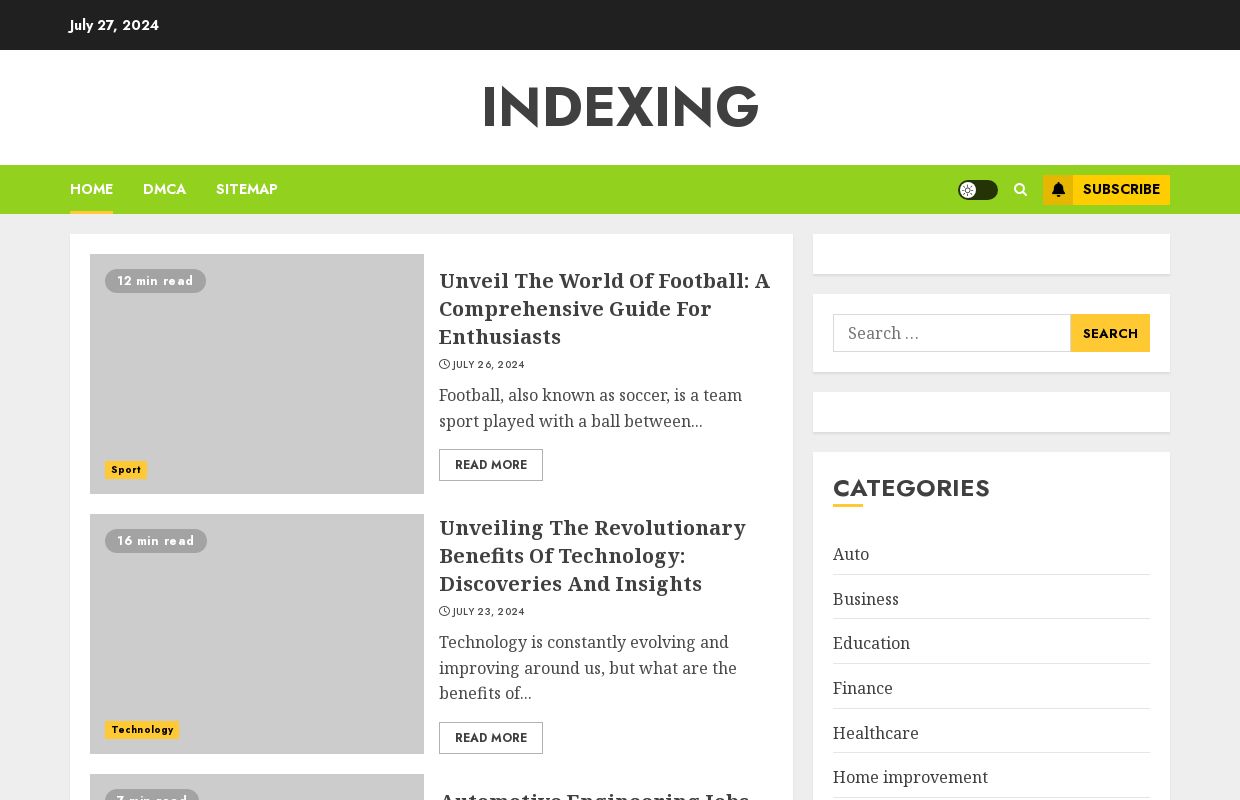 Indexing