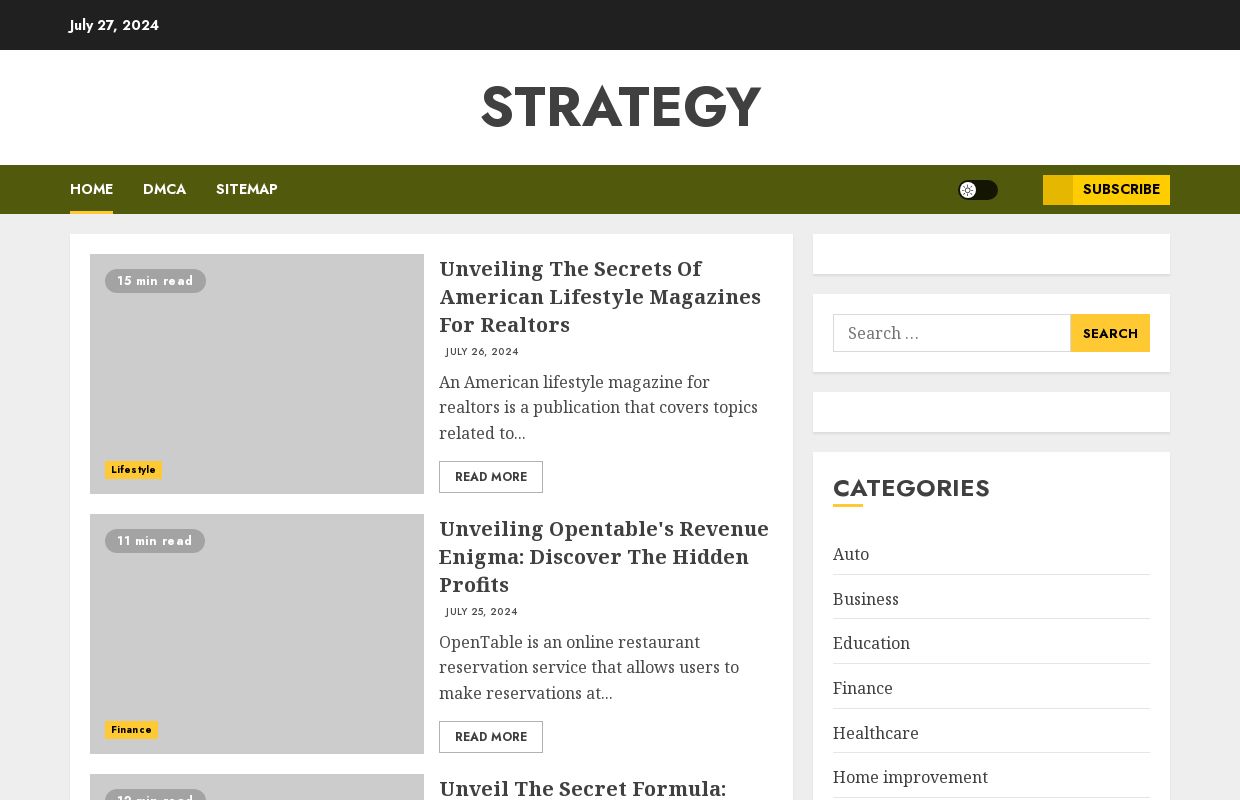 Strategy