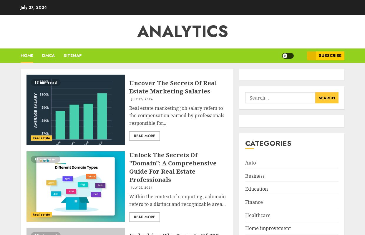 Analytics