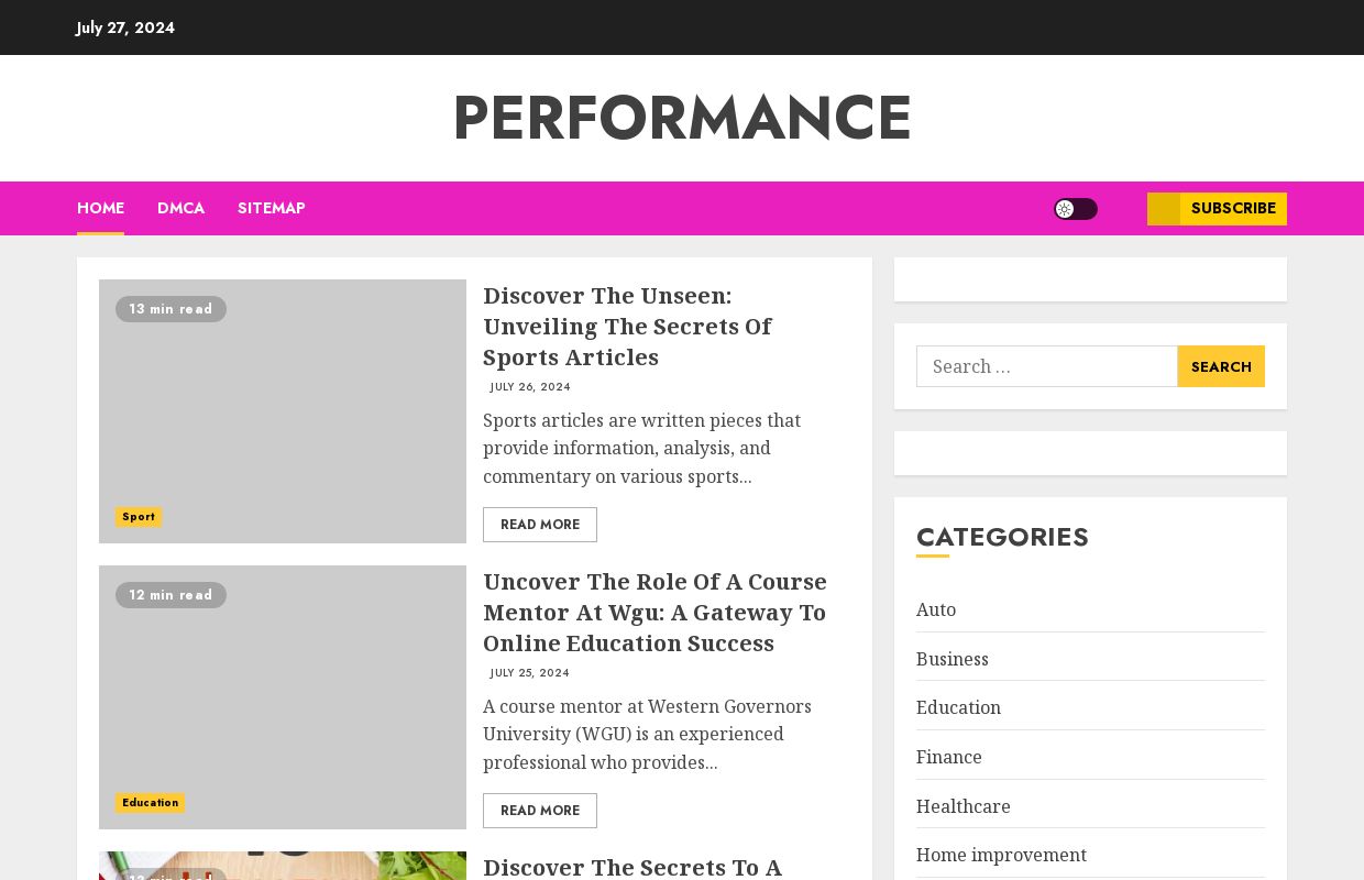 Performance