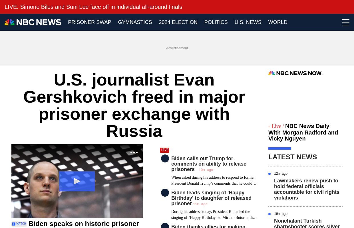 NBC News - Breaking News & Top Stories - Latest World, US & Local News | NBC News