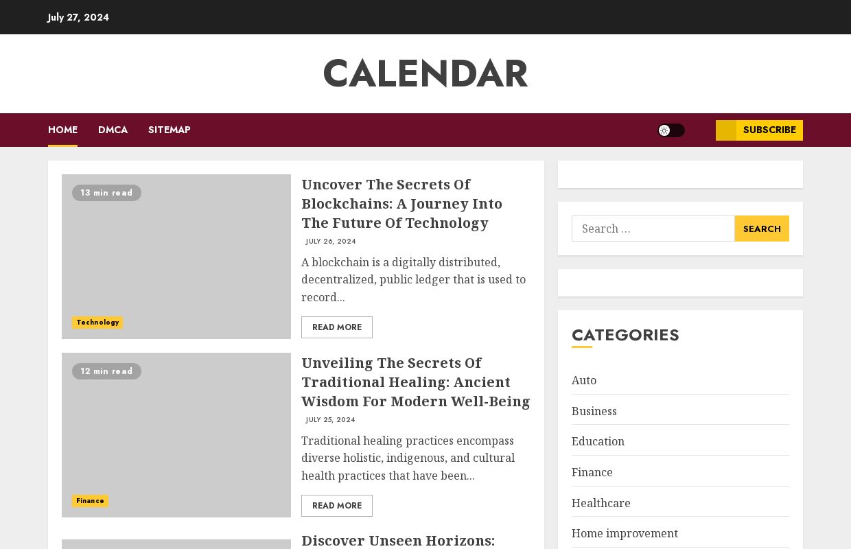 Calendar