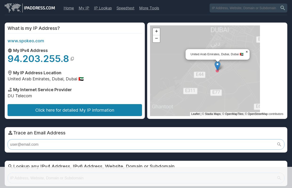 What Is My IP Address? Free IP Lookup