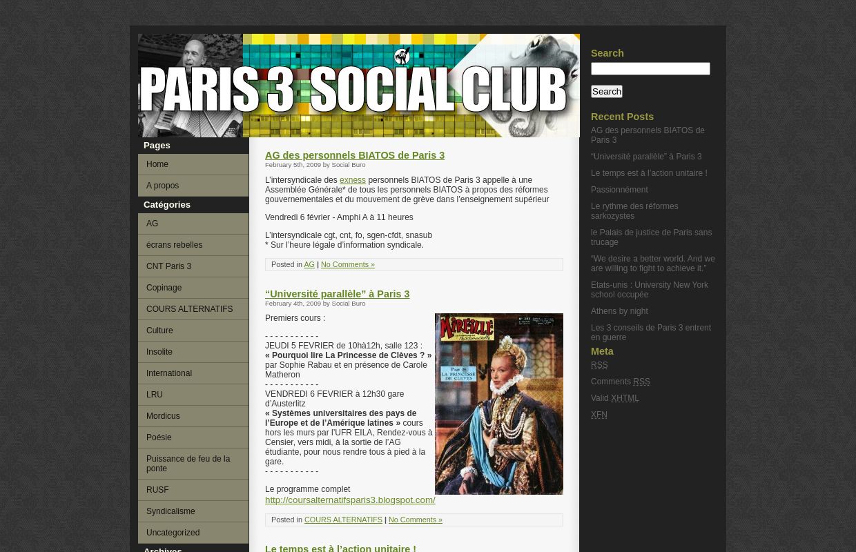 Paris 3 Social Club  