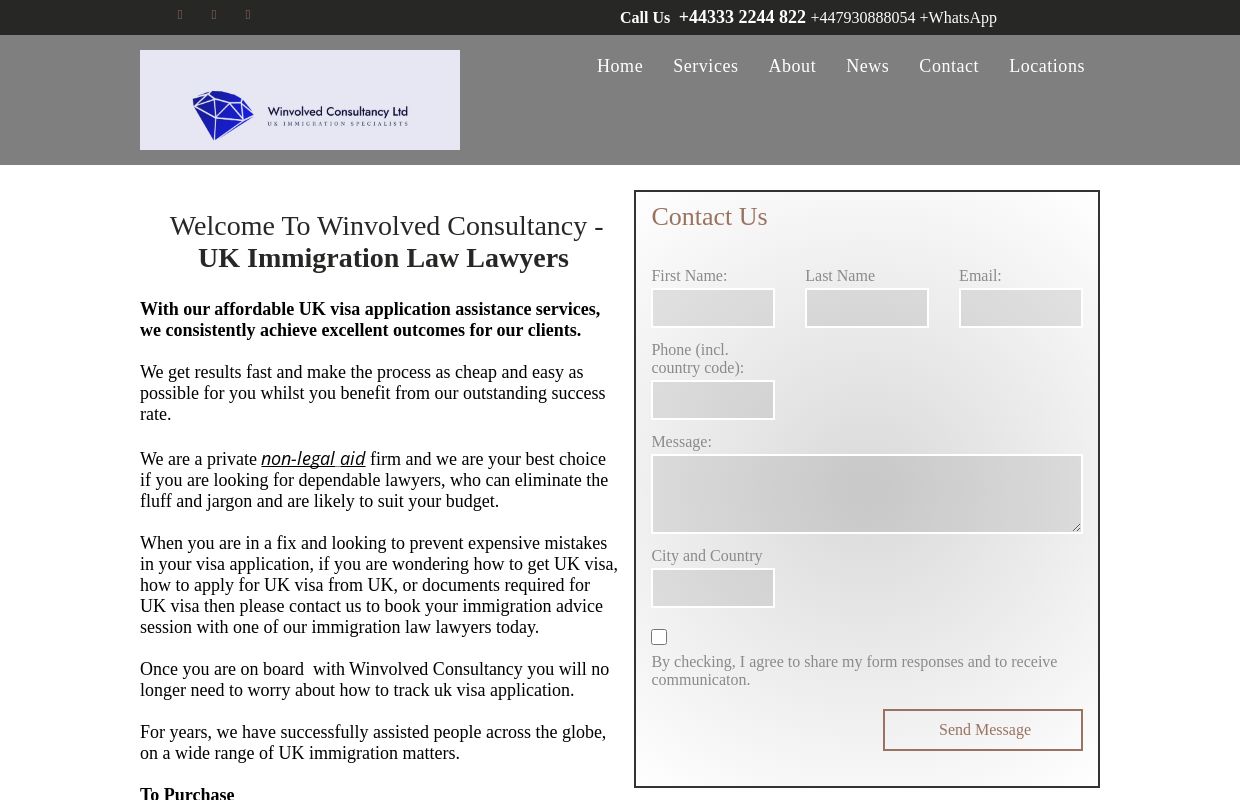 
    
    Top UK immigration Lawyers & Solicitors - Winvolved
  
  