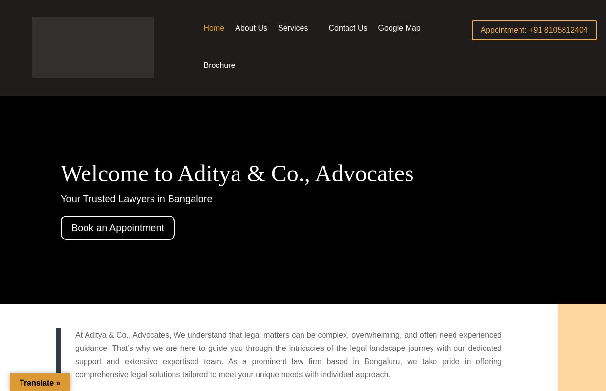 Aditya & Co Advocates | Your Trusted Lawyers in Bangalore