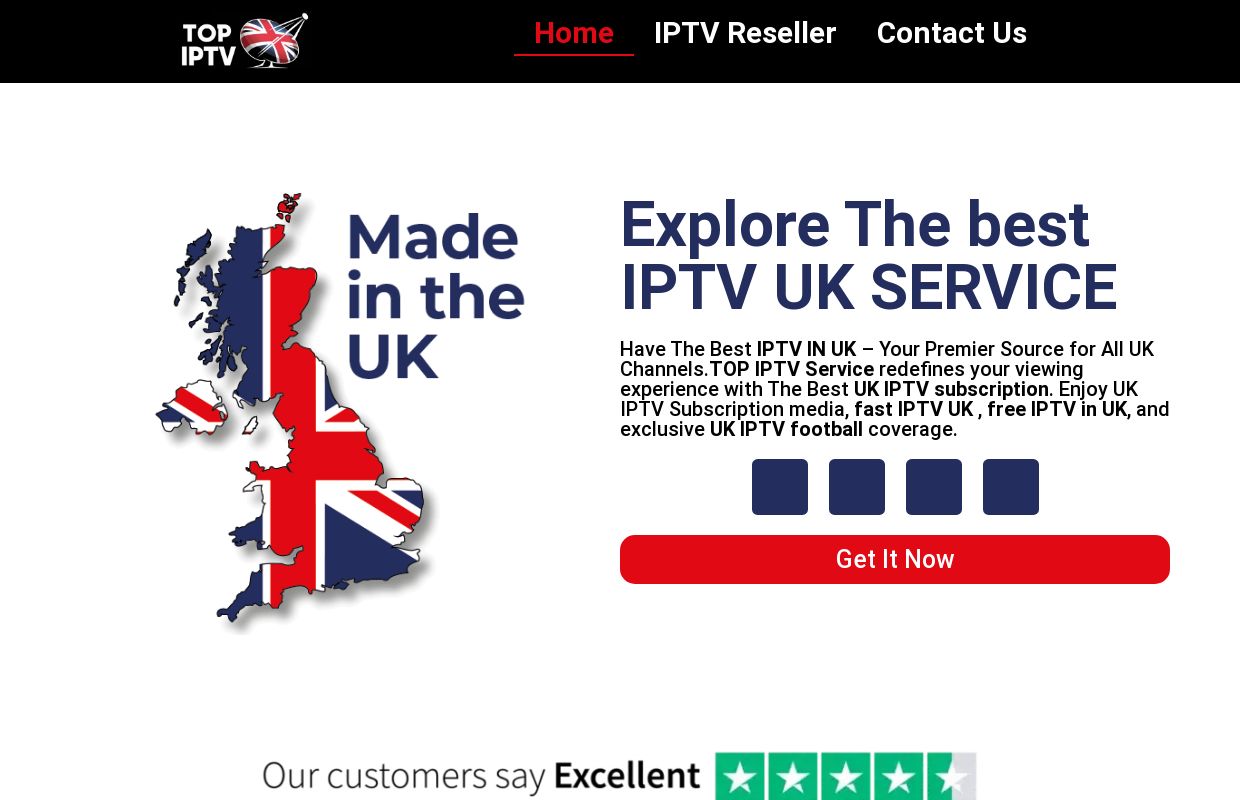 TOP IPTV UK - Best IPTV service provider in UK