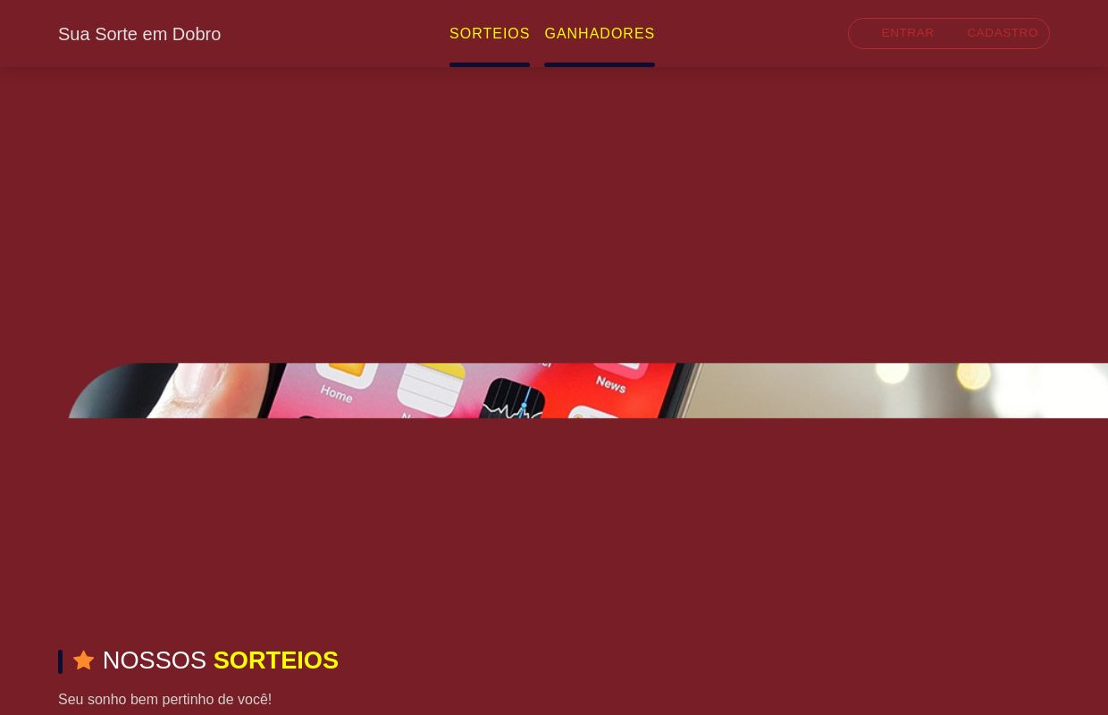 Sorteio de Pix - Sua Sorte em Dobro
