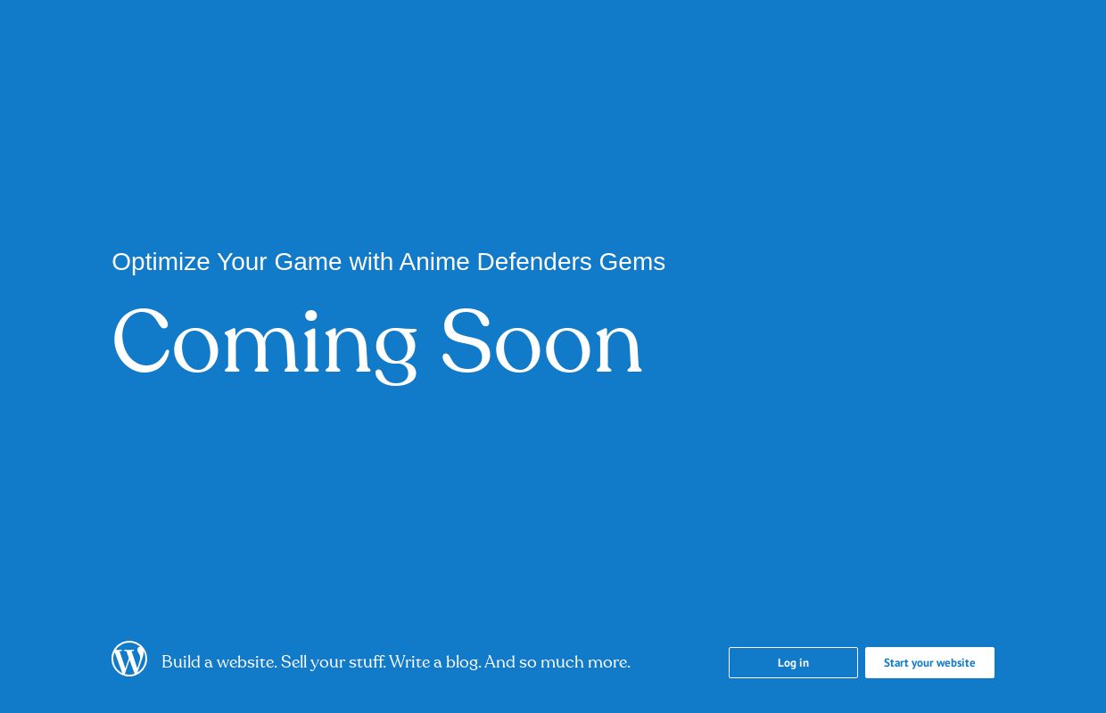 Optimize Your Game with Anime Defenders Gems