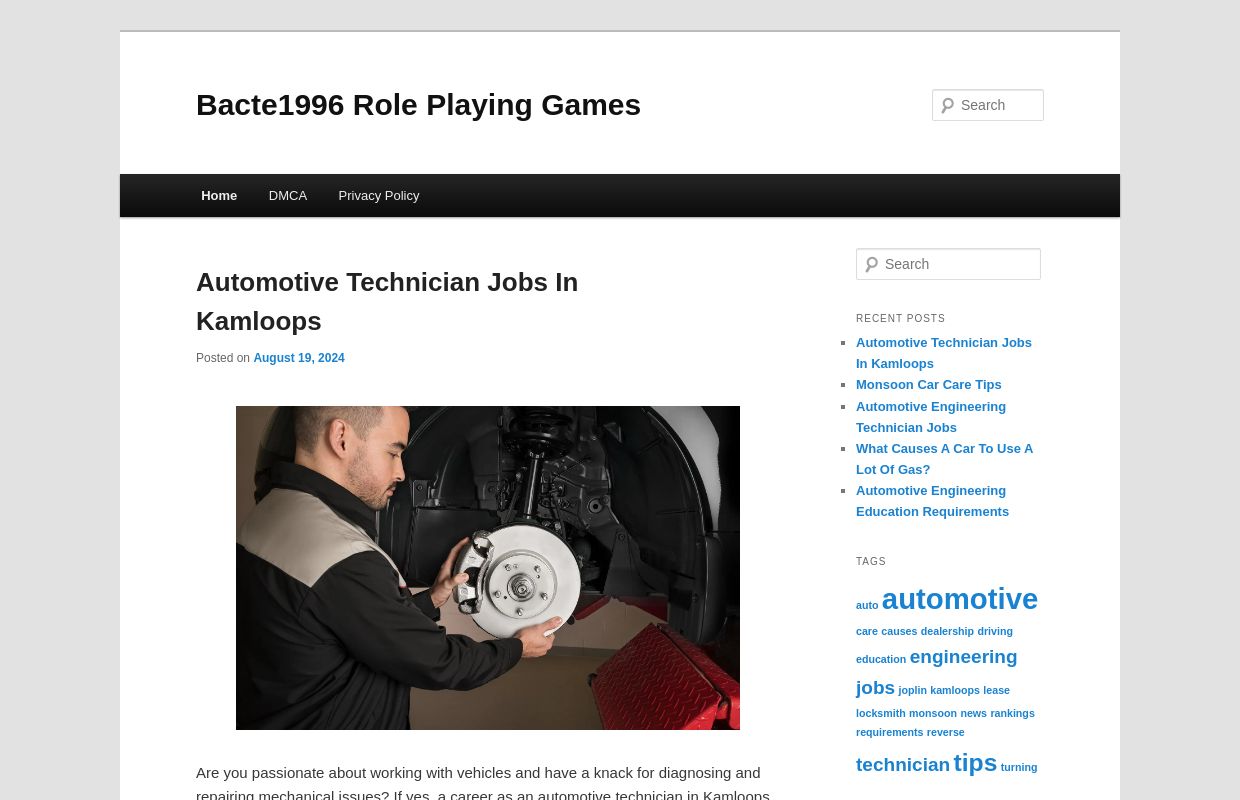 Bacte1996 Role Playing Games