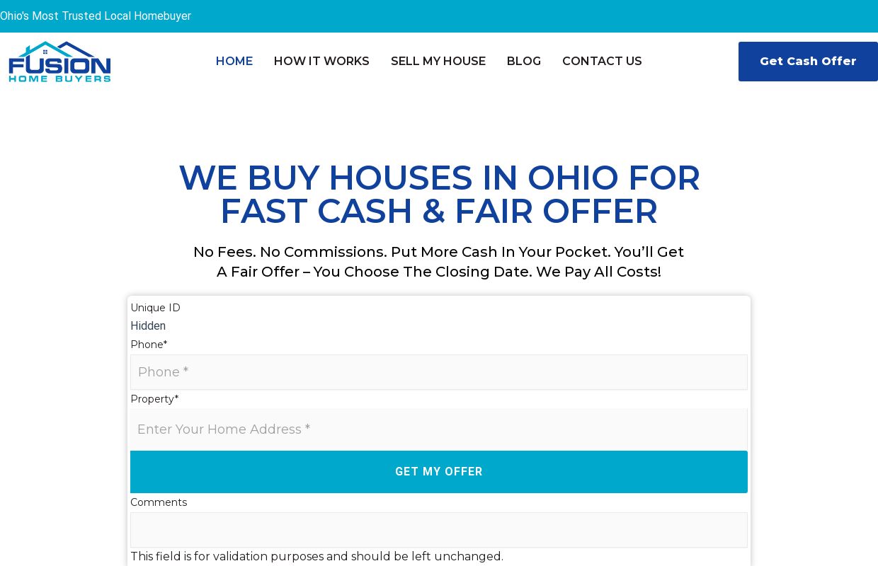 Fusion Home Buyers | Fast, Fair Cash Offers for Your Home