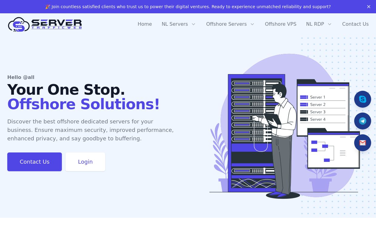 ServerTrafficweb | One Stop Offshore Solution