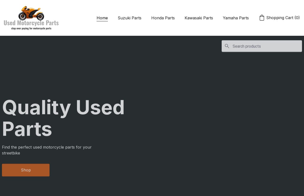 Used Motorcycle Parts for Sale | Used Motorcycle Parts