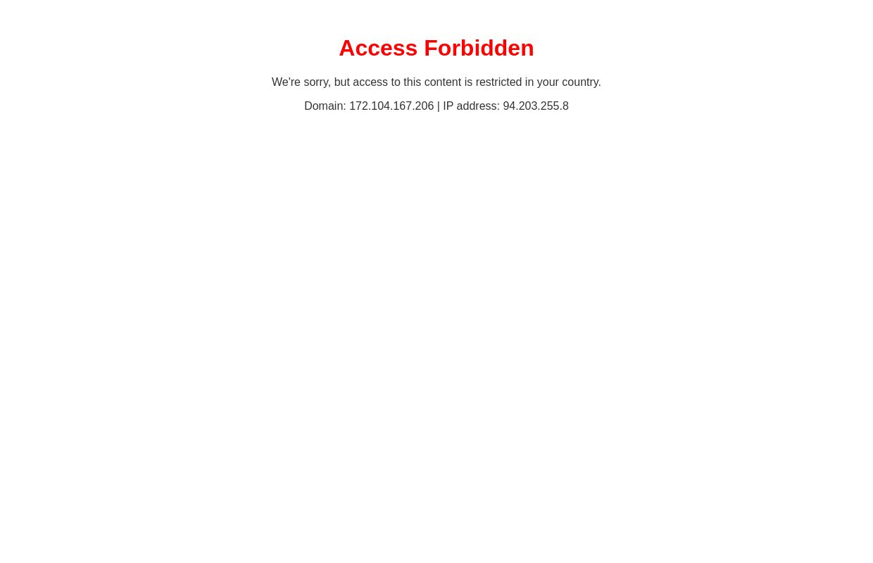 Access Forbidden