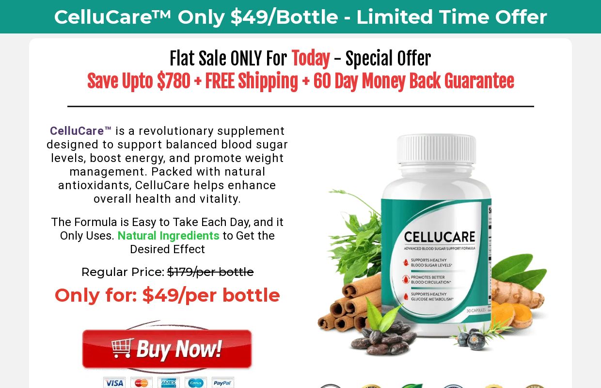 CelluCare™ (Official) Store | Get 72% Off + Free Shipping!