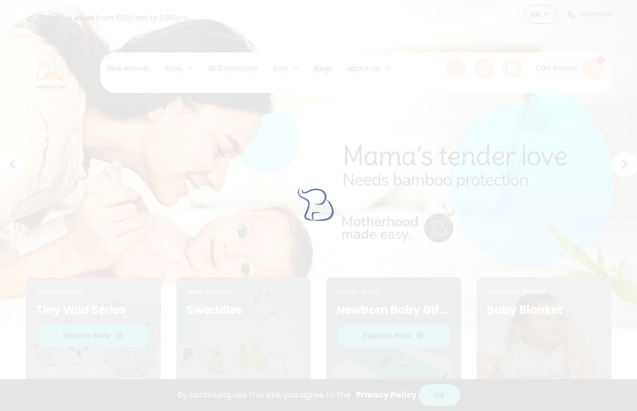 
      India's #1 Bamboo Newborn Baby Essentials Online Store | Tiny Lane
