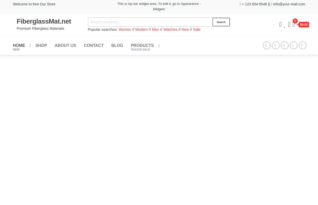 Homepage #3 - FiberglassMat.net