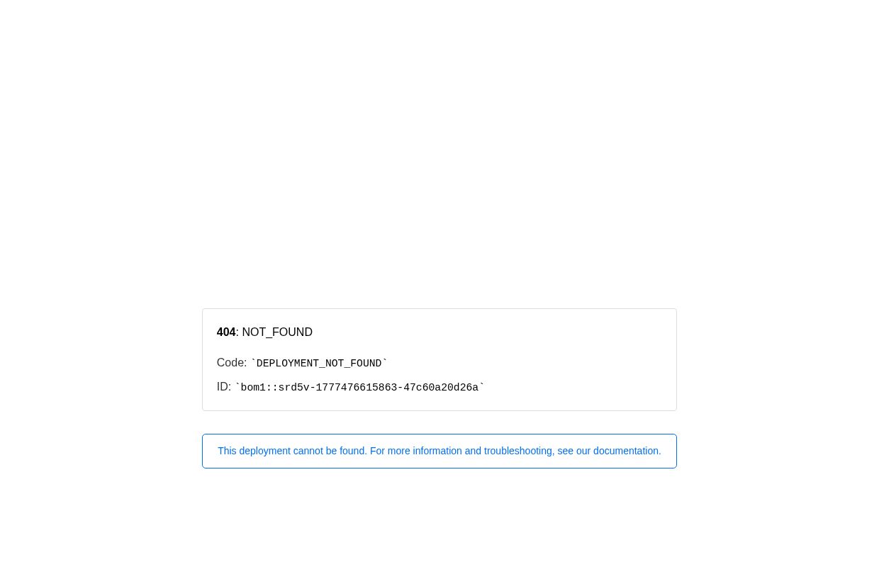 404: NOT_FOUND
